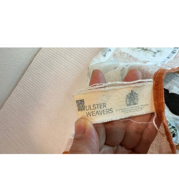 Vintage Ulster Weavers "Cats in Waiting" Tea‎ Towel 100% Linen Ireland - Picture 5 of 5